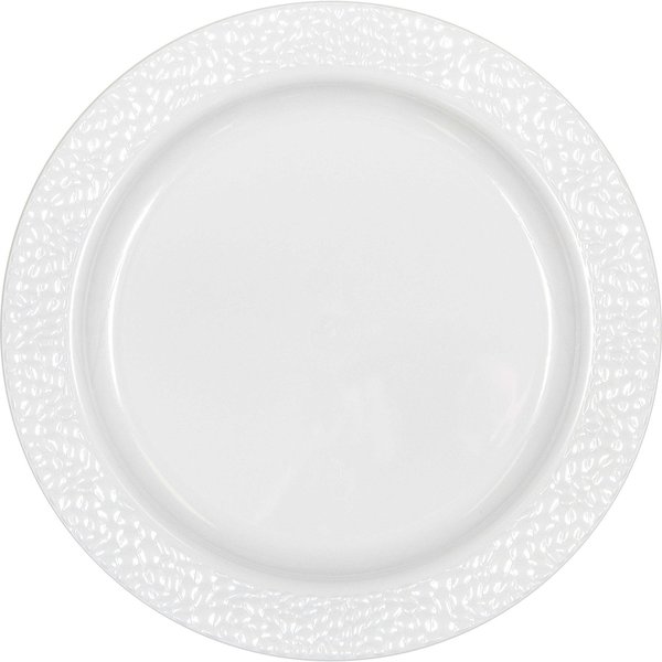 Sensations Pearl Pebble Plastic Plates, 9", 120PK 347883